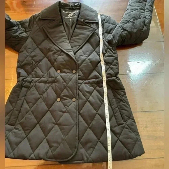 BCBG MAXAZRIA Womens Quilted Water Resistant Blazer Style Jacket Size Small‎ - Picture 7 of 7